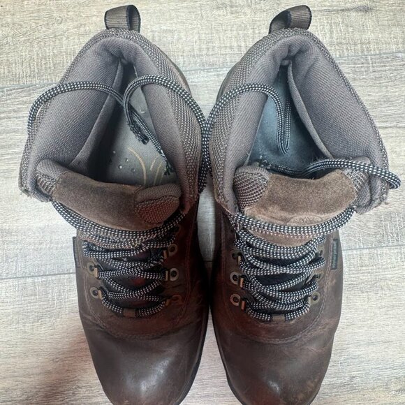 Timberland White Ledge Brown Leather Hiking Boots Men\'s Size 11 main image 7